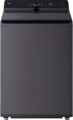LG 5.5 Cu. Ft. High Efficiency Smart Top Load Washer EasyUnload Matte Black from Kings Outlet