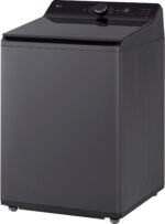LG 5.5 Cu. Ft. High Efficiency Smart Top Load Washer EasyUnload Matte Black from Kings Outlet