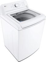 LG 4.3 Cu. Ft. High-Efficiency Top Load Washer SlamProof Glass Lid White from Kings Outlet