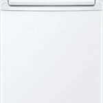LG - 4.3 Cu. Ft. High-Efficiency Top Load Washer with SlamProof Glass Lid - White