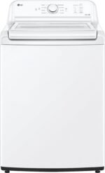 LG 4.3 Cu. Ft. High-Efficiency Top Load Washer SlamProof Glass Lid White from Kings Outlet