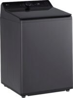 LG - 5.3 Cu. Ft. High Efficiency Smart Top Load Washer with TurboWash3D Technology - Matte Black - Image 2