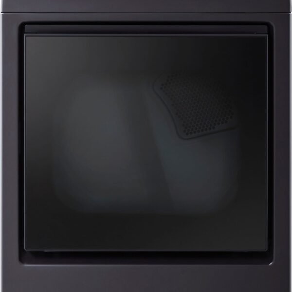 LG 7.3 Cu. Ft. Smart Gas Dryer Steam EasyLoad Door Matte Black from Kings Outlet
