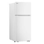 LG - 17.5 Cu. Ft. Garage Ready Top-Freezer Refrigerator with Reversible Doors - White - Image 2