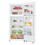 LG - 17.5 Cu. Ft. Garage Ready Top-Freezer Refrigerator with Reversible Doors - White - Image 5