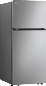 LG - 17.5 Cu. Ft. Garage Ready Top-Freezer Refrigerator with Reversible Doors - Stainless Steel - Image 2