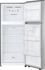 LG - 17.5 Cu. Ft. Garage Ready Top-Freezer Refrigerator with Reversible Doors - Stainless Steel - Image 6