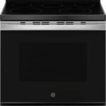 GE 5.3 Cu. Ft. Freestanding Electric Range Self-Clean Steam Cleaning Option Crisp Mode Stainless from Kings Outlet