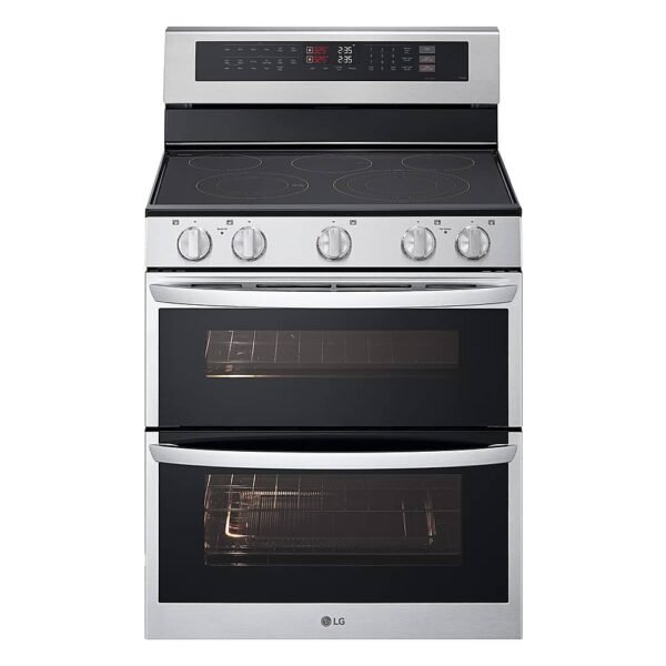 LG 7.3 Cu. Ft. Freestanding Double Oven Electric True Convection Range EasyClean Air Fry from Kings Outlet