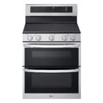 LG - 7.3 Cu. Ft. Freestanding Double Oven Electric True Convection Range with EasyClean and Air Fry - Stainless Steel - Image 6