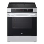 LG - 6.3 Cu. Ft. Smart Slide-in Electric Induction Convection Range with EasyClean and Air Fry - Stainless Steel