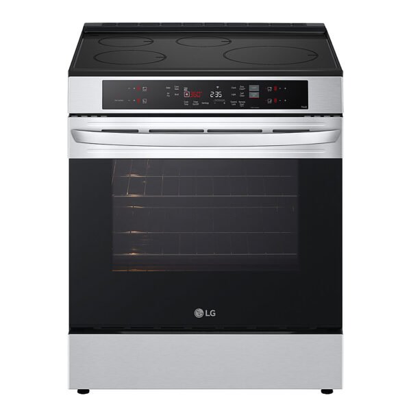 LG 6.3 Cu. Ft. Smart Slide-in Electric Induction Convection Range EasyClean Air Fry Stainless from Kings Outlet