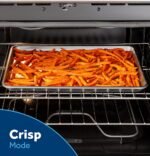 GE - 5.3 Cu. Ft. Freestanding Electric Range with Self-Clean and Steam Cleaning Option and Crisp Mode - White - Image 7