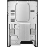 GE - 5.3 Cu. Ft. Freestanding Electric Convection Range with Steam Cleaning and EasyWash Tray - Black - Image 4