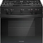 Frigidaire - 5.1 Cu. Ft Freestanding Gas Range with Quick Boil Burner - Black