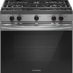 Frigidaire - 5.1 Cu. Ft Freestanding Gas Range with Quick Boil Burner - Stainless Steel