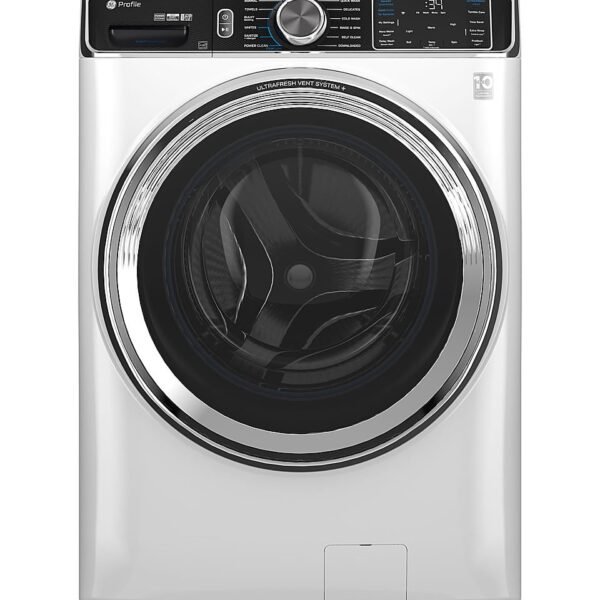 GE Profile 5.3 Cu. Ft. High-Efficiency Stackable Smart Front Load Washer Steam UltraFresh Vent from Kings Outlet