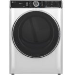 GE Profile - 7.8 Cu. Ft. Stackable Smart Gas Dryer with Steam and Washer Link - White