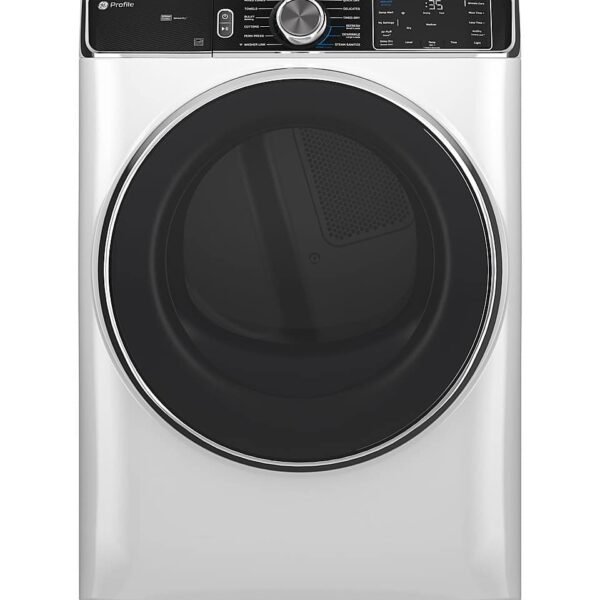 GE Profile 7.8 Cu. Ft. Stackable Smart Gas Dryer Steam Washer Link White from Kings Outlet