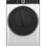 GE Profile - 7.8 Cu. Ft. Stackable Smart Electric Dryer with Steam and Sanitize Cycle - White