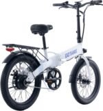 GoTrax - Z4 LITE Folding eBike w/ 25mi Max Operating Range and 20mph Max Speed - White - Image 4