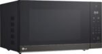 LG - 2.0 Cu. Ft. Countertop Microwave with Sensor Cooking and Smart Inverter - Black Stainless Steel - Image 2