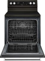 KitchenAid - 6.4 Cu. Ft. Self-Cleaning Freestanding Electric Convection Range - Black Stainless Steel - Image 2