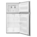 Whirlpool 18.2 Cu. Ft. Top-Freezer Refrigerator Monochromatic Stainless Steel from Kings Outlet