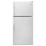 Whirlpool 18.2 Cu. Ft. Top-Freezer Refrigerator Monochromatic Stainless Steel from Kings Outlet