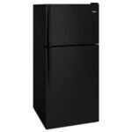 Whirlpool 18.2 Cu. Ft. Top-Freezer Refrigerator Black from Kings Outlet