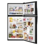 Whirlpool 18.2 Cu. Ft. Top-Freezer Refrigerator Black from Kings Outlet