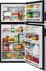 Whirlpool - 18.2 Cu. Ft. Top-Freezer Refrigerator - Stainless Steel - Image 7