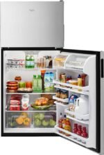 Whirlpool - 18.2 Cu. Ft. Top-Freezer Refrigerator - Stainless Steel - Image 3