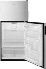 Whirlpool - 18.2 Cu. Ft. Top-Freezer Refrigerator - Stainless Steel - Image 4