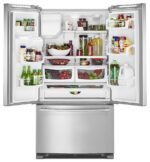 Maytag - 24.7 Cu. Ft. French Door Refrigerator - Stainless Steel - Image 3
