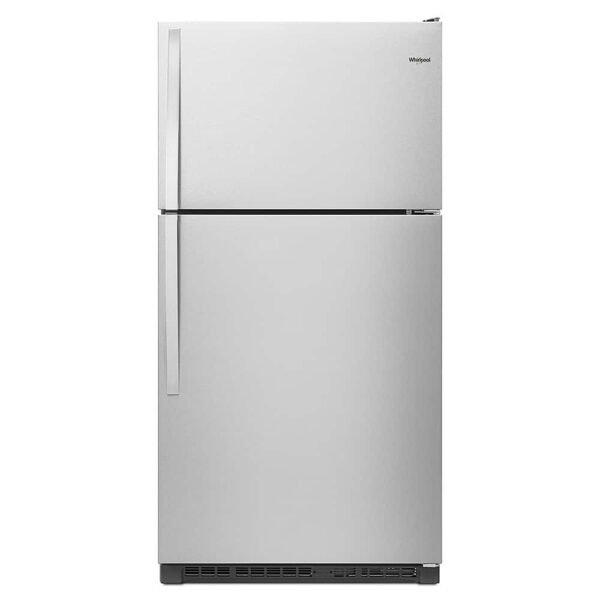 Whirlpool 20.5 Cu. Ft. Top-Freezer Refrigerator Stainless Steel from Kings Outlet