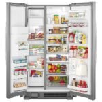 Whirlpool 21.4 Cu. Ft. Side-by-Side Refrigerator Fingerprint Resistant Stainless Steel from Kings Outlet