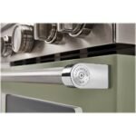 KitchenAid - Commercial-Style 5.1 Cu. Ft. Slide-In Gas True Convection Range with Self-Cleaning - Avocado Cream - Image 2