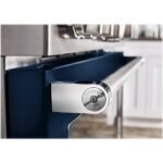 KitchenAid - Commercial-Style 5.1 Cu. Ft. Slide-In Gas True Convection Range with Self-Cleaning - Ink Blue - Image 2