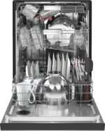KitchenAid 24" Front Control Built-In Stainless Steel Tub Dishwasher 3rd Rack 50+ Total Wash from Kings Outlet
