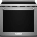 KitchenAid - 6.4 Cu. Ft. Self-Cleaning Freestanding Electric Convection Range - Stainless Steel