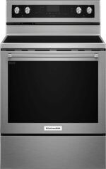 KitchenAid 6.4 Cu. Ft. Self-Cleaning Freestanding Electric Convection Range Stainless Steel from Kings Outlet