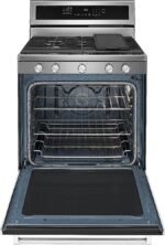 KitchenAid - 5.8 Cu. Ft. Self-Cleaning Freestanding Gas True Convection Range with Even-Heat - Stainless Steel - Image 5