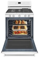 KitchenAid - 5.8 Cu. Ft. Self-Cleaning Freestanding Gas True Convection Range with Even-Heat - White - Image 5
