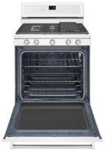 KitchenAid - 5.8 Cu. Ft. Self-Cleaning Freestanding Gas True Convection Range with Even-Heat - White - Image 4