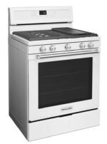KitchenAid - 5.8 Cu. Ft. Self-Cleaning Freestanding Gas True Convection Range with Even-Heat - White - Image 2