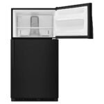 Whirlpool - 20.5 Cu. Ft. Top-Freezer Refrigerator - Black - Image 4