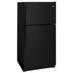 Whirlpool - 20.5 Cu. Ft. Top-Freezer Refrigerator - Black - Image 7