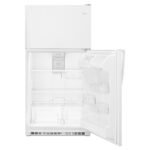 Whirlpool - 20.5 Cu. Ft. Top-Freezer Refrigerator - White - Image 2