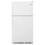 Whirlpool - 20.5 Cu. Ft. Top-Freezer Refrigerator - White